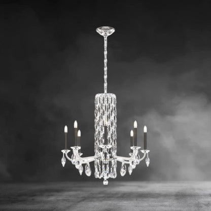 Siena 8-light crystal chandelier30"