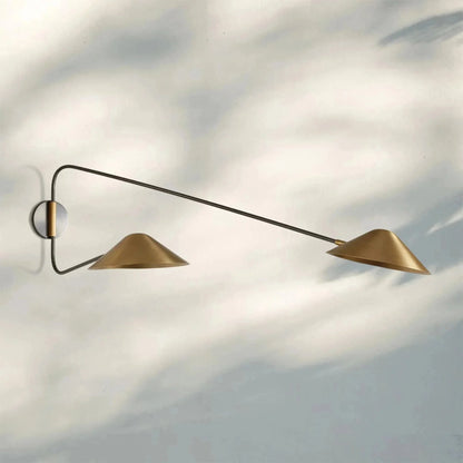 Simms Long Arm Double Wall Sconce