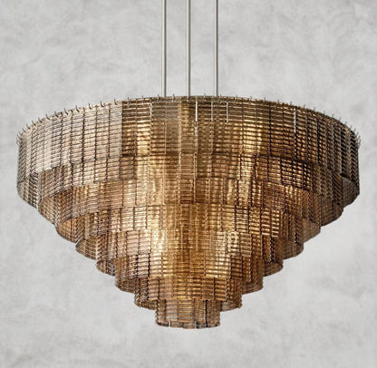 Sirene Smoke Glass Round Chandelier 41", 52", 65"