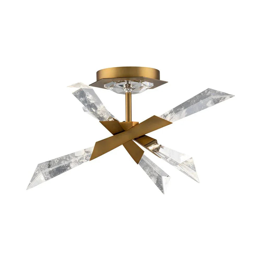 Solitude LED Semi Flush Mount Ceiling Light