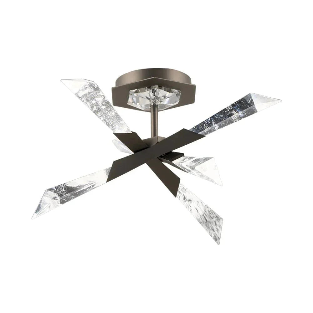 Solitude LED Semi Flush Mount Ceiling Light