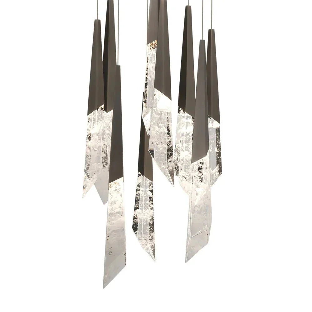 Solitude Round LED Multi Chandelier