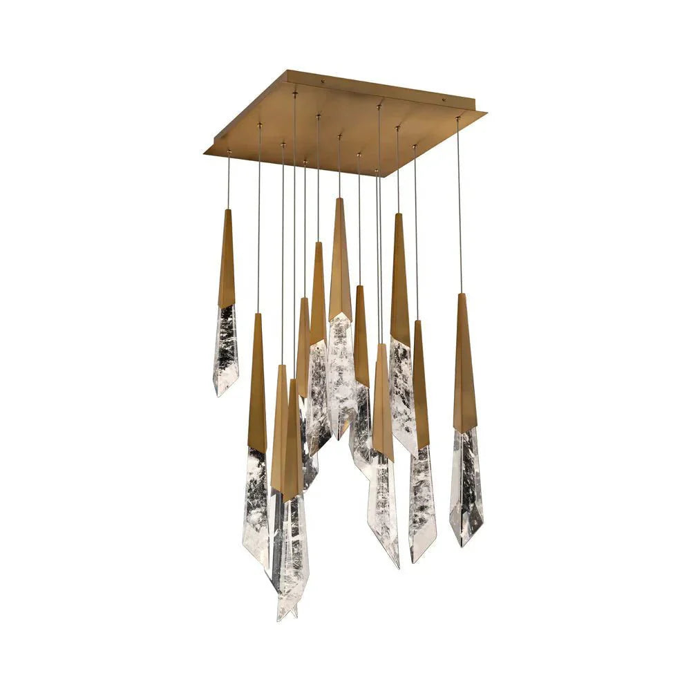 Solitude Square LED Multi Pendant Light