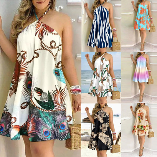 Solrae Tropic Halter Dress