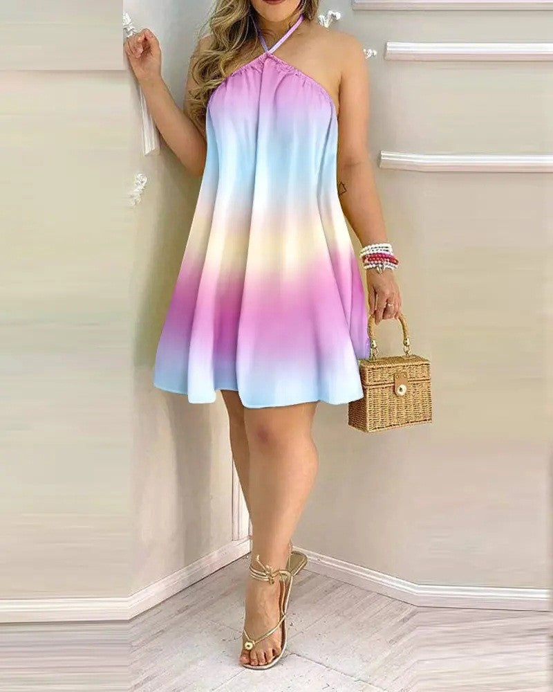 Solrae Tropic Halter Dress