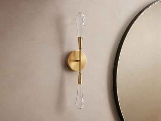 Soltaire Double Sconce