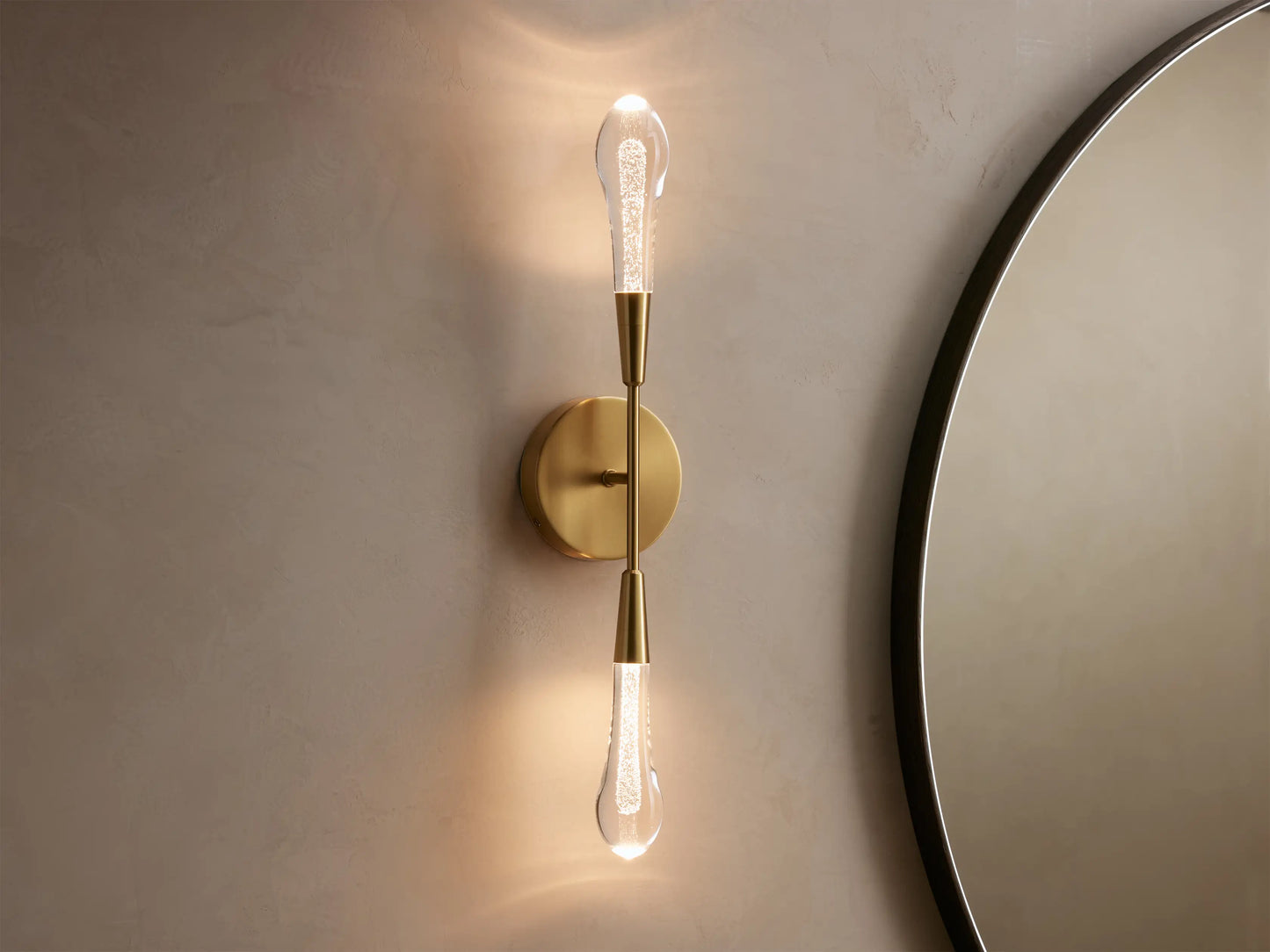 Soltaire Double Sconce