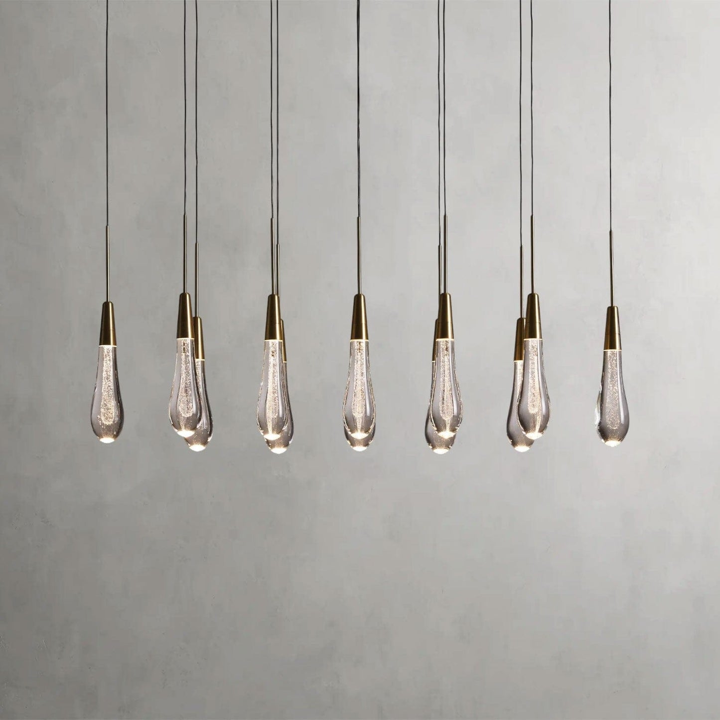 Soltaire Linear Chandelier 37", 50", 60", 70"
