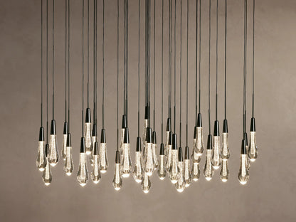 Soltaire Round Chandelier 17", 24", 36", 58"