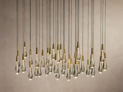 Soltaire Round Chandelier 17", 24", 36", 58"