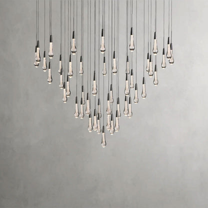 Soltaire Round Chandelier 17", 24", 36", 58"