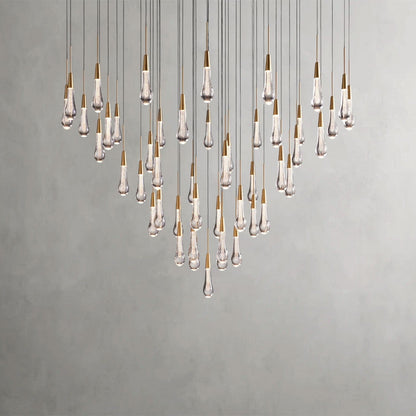 Soltaire Round Chandelier 17", 24", 36", 58"