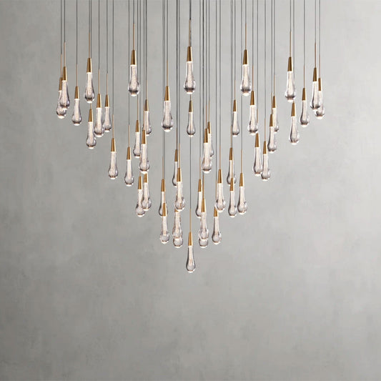 Soltaire Round Chandelier 17", 24", 36", 58"