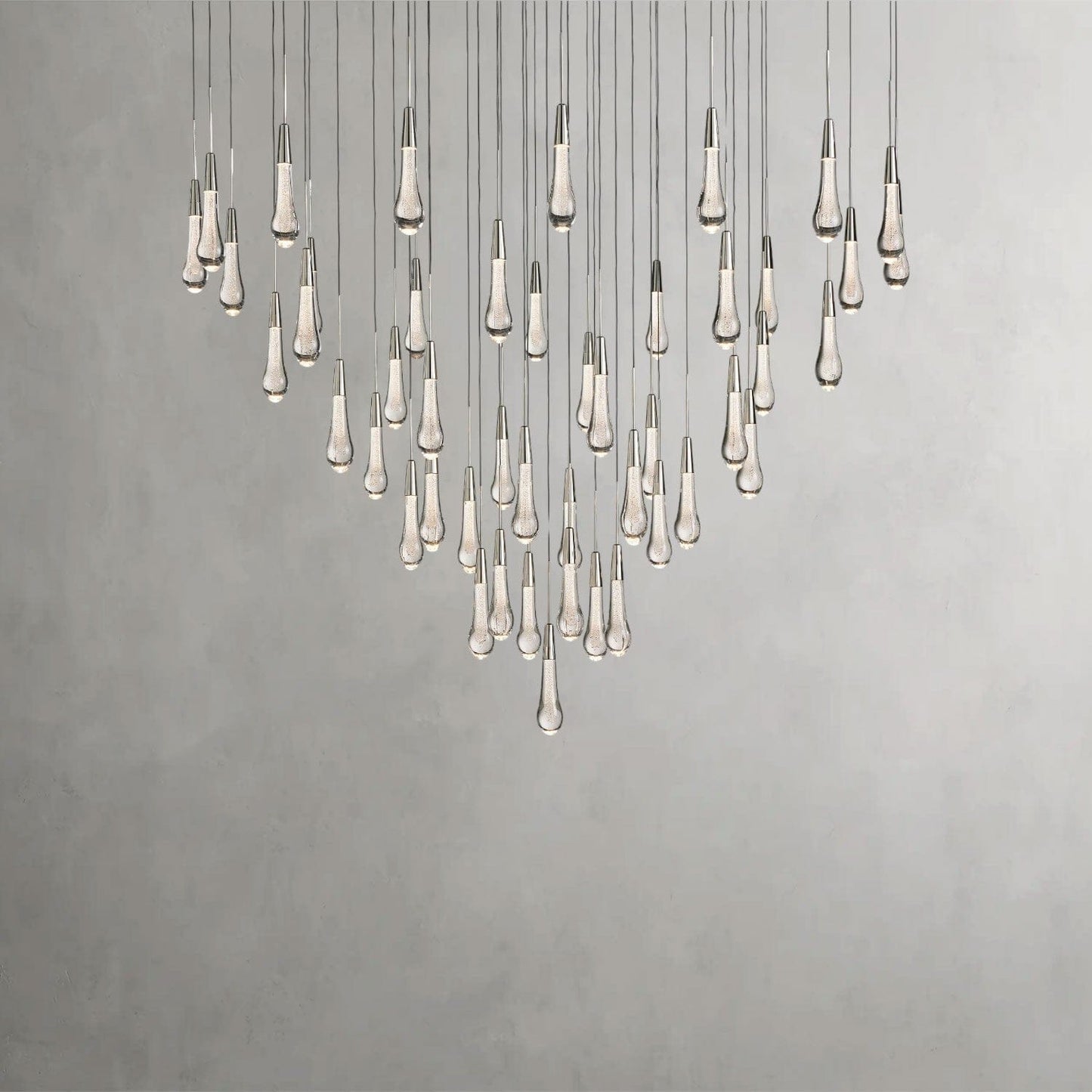 Soltaire Round Chandelier 17", 24", 36", 58"