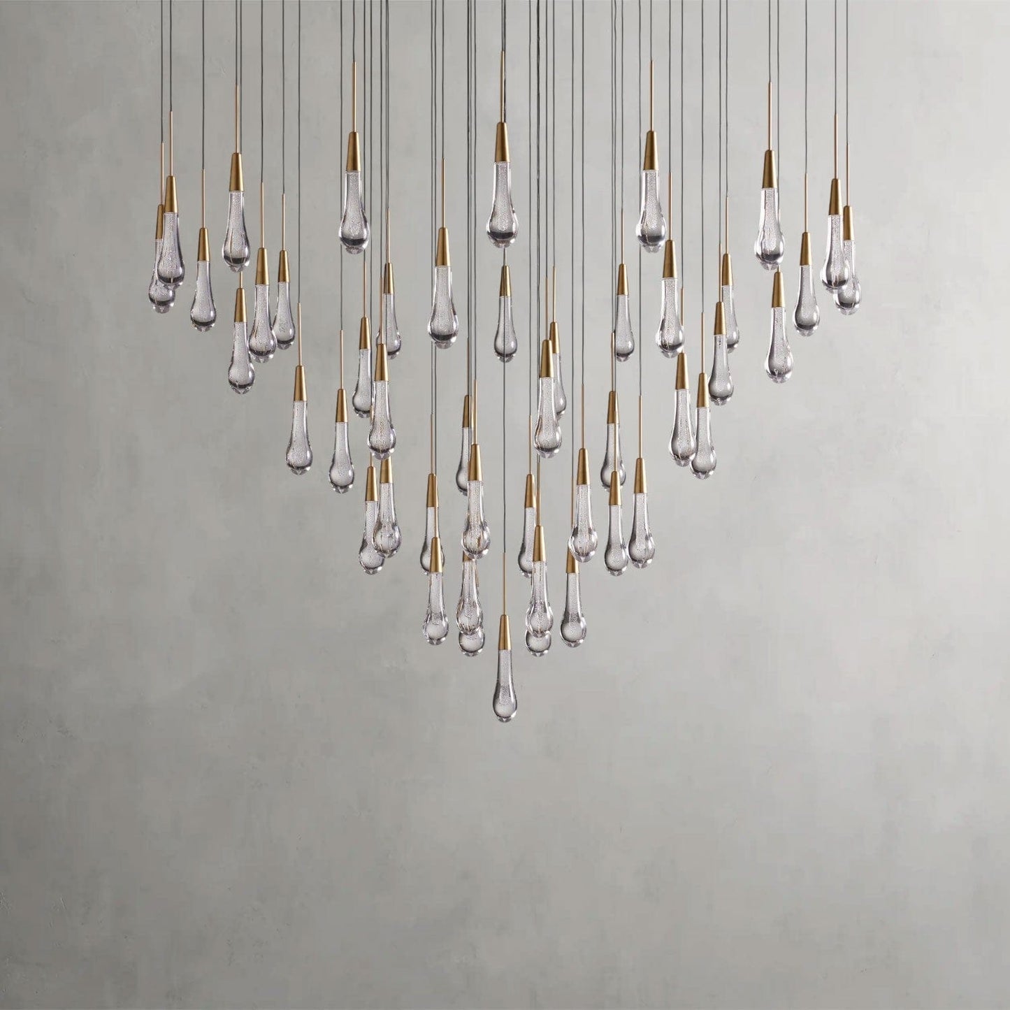 Soltaire Round Chandelier 17", 24", 36", 58"