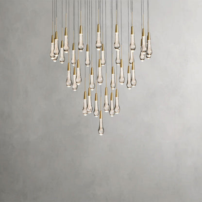 Soltaire Round Chandelier 17", 24", 36", 58"
