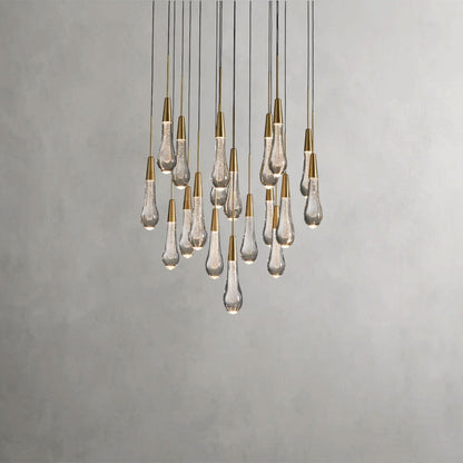 Soltaire Round Chandelier 17", 24", 36", 58"