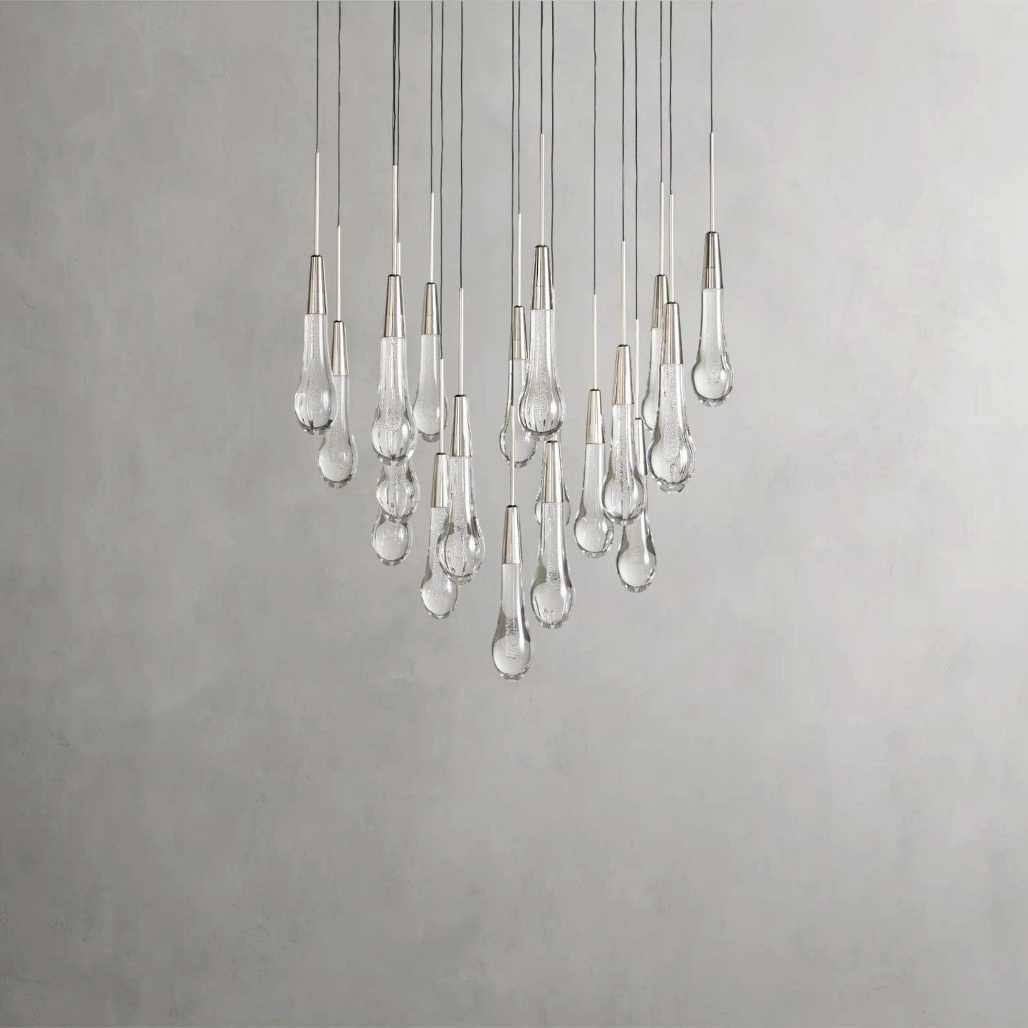 Soltaire Round Chandelier 17", 24", 36", 58"
