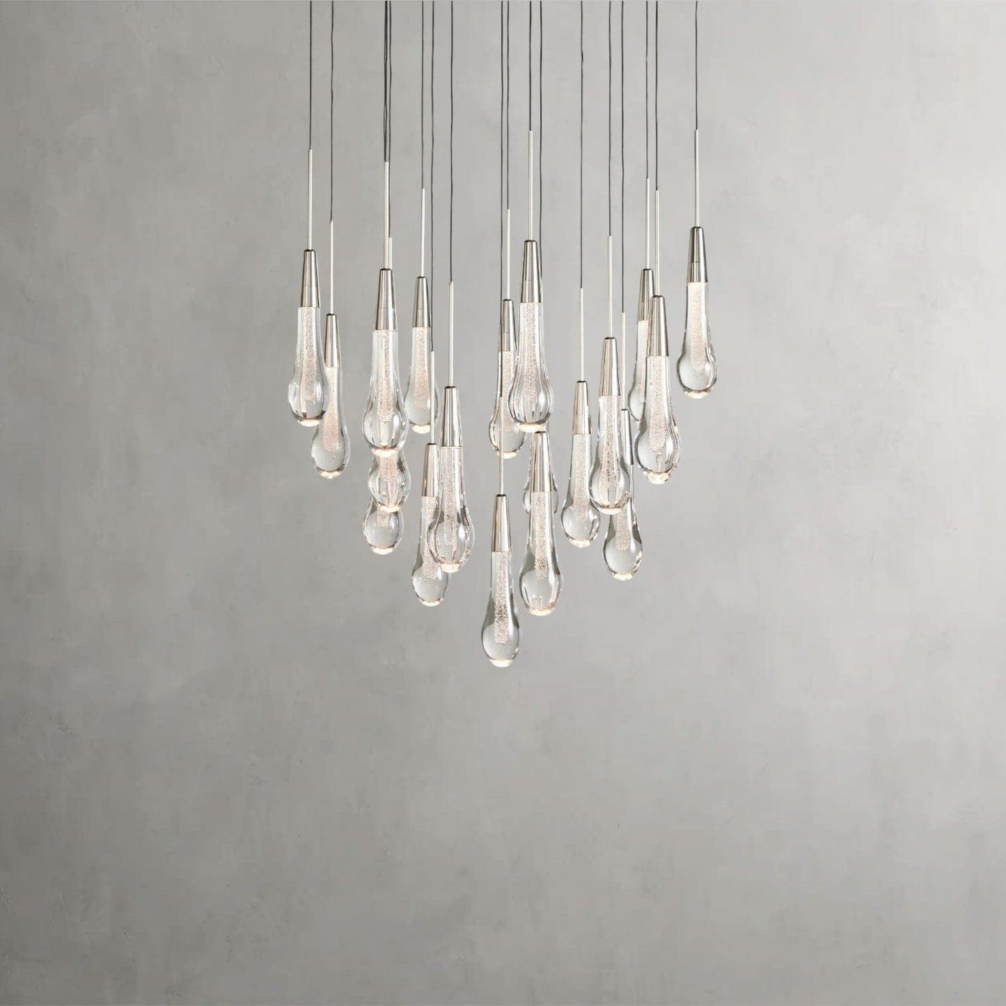 Soltaire Round Chandelier 17", 24", 36", 58"