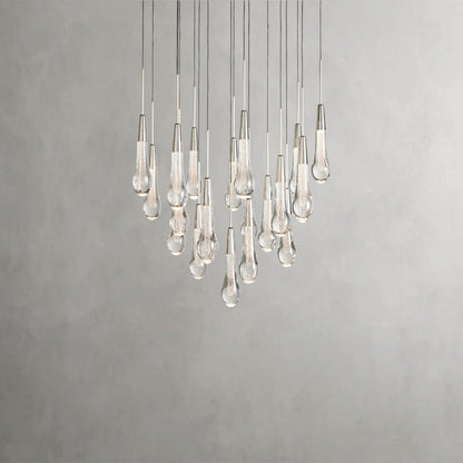 Soltaire Round Chandelier 17", 24", 36", 58"