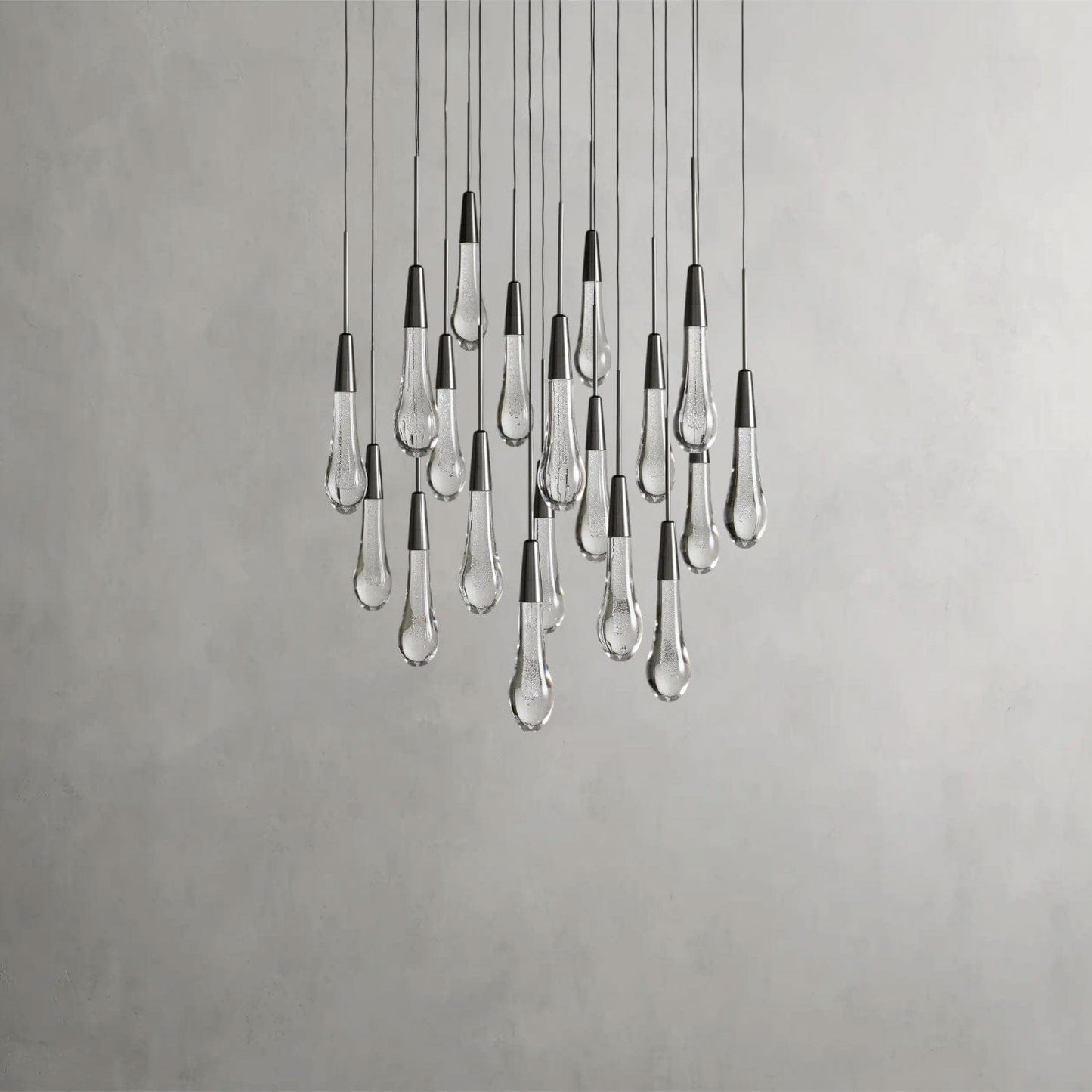 Soltaire Round Chandelier 17", 24", 36", 58"