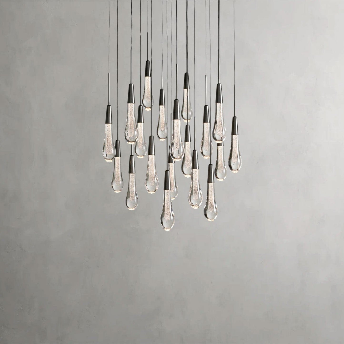 Soltaire Round Chandelier 17", 24", 36", 58"