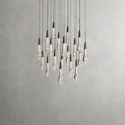 Soltaire Round Chandelier 17", 24", 36", 58"