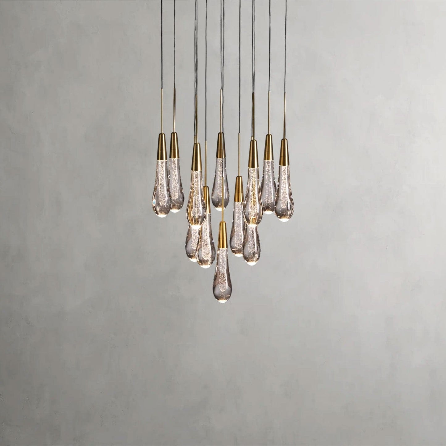 Soltaire Round Chandelier 17", 24", 36", 58"