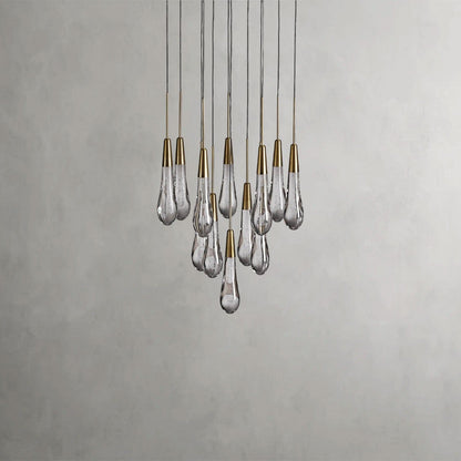 Soltaire Round Chandelier 17", 24", 36", 58"