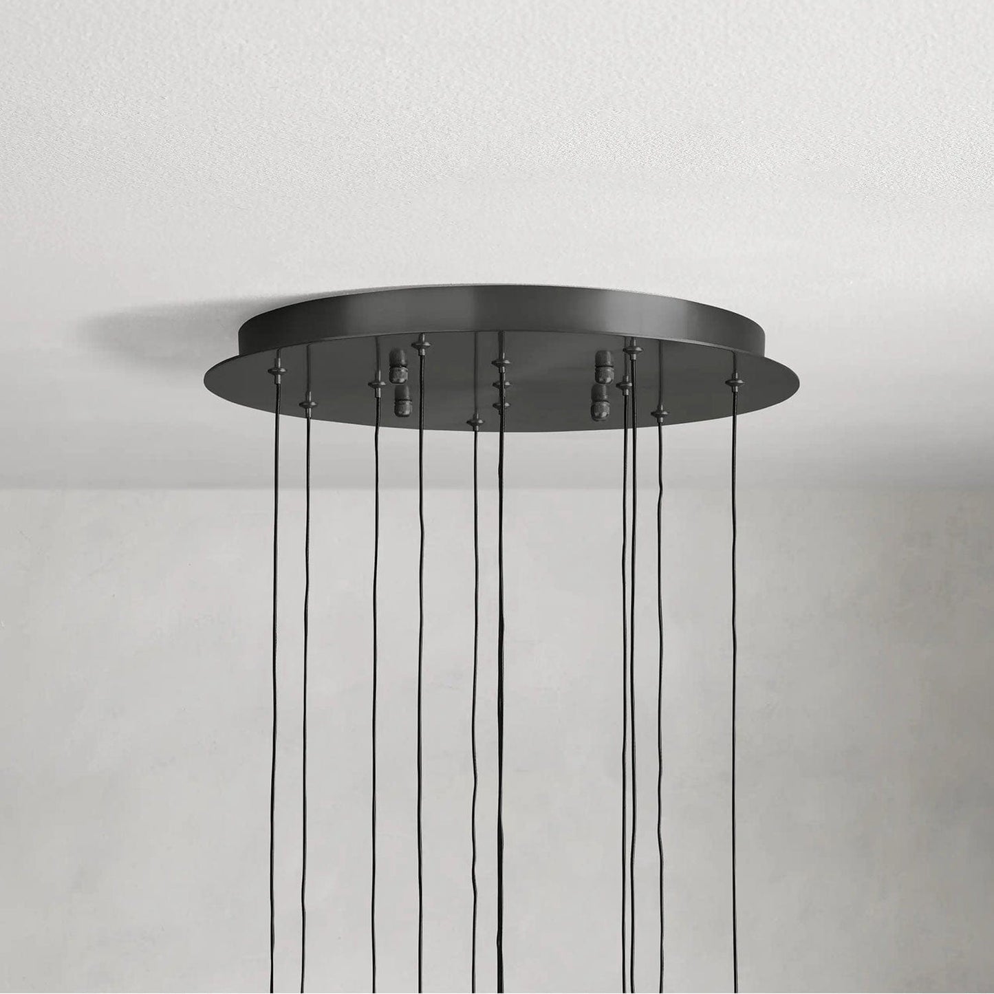 Soltaire Round Chandelier 17", 24", 36", 58"