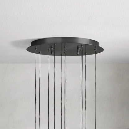 Soltaire Round Chandelier 17", 24", 36", 58"