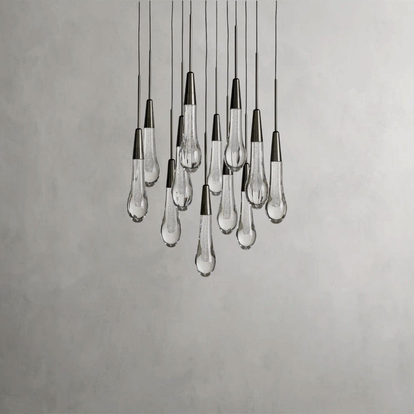 Soltaire Round Chandelier 17", 24", 36", 58"