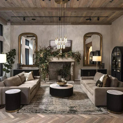 Soltaire Round Chandelier 17" 24" 36" 58" | Modern Pendant Light Raindrop Chandelier