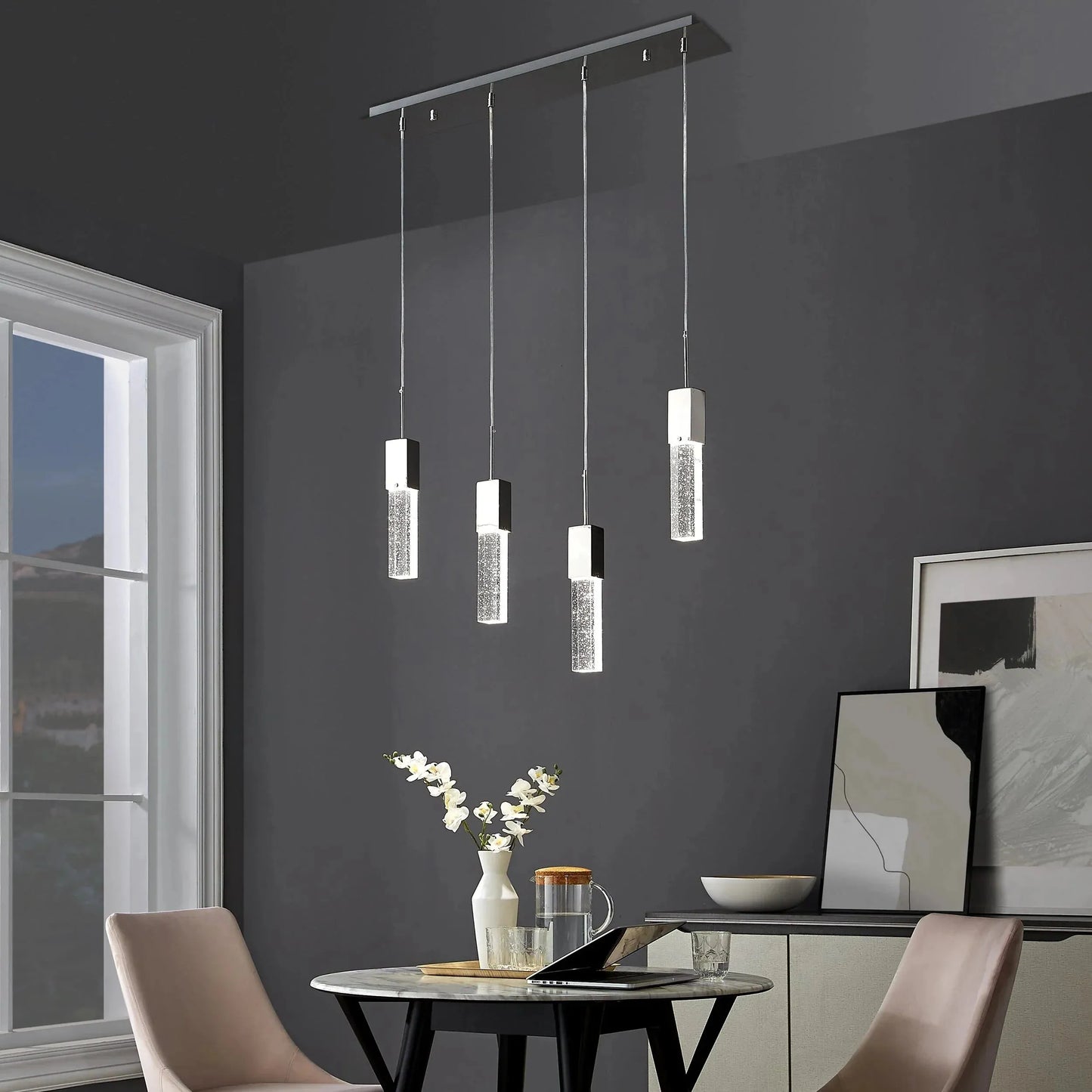 Sparkling Night Chandelier 4 Lights
