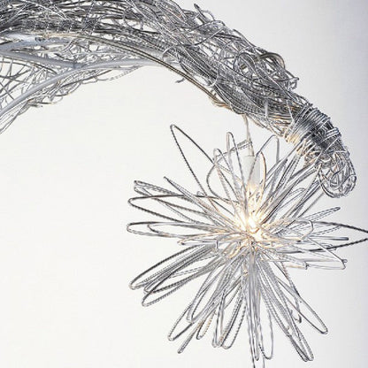 Star and Moon Aluminum Wire LED Pendant Light