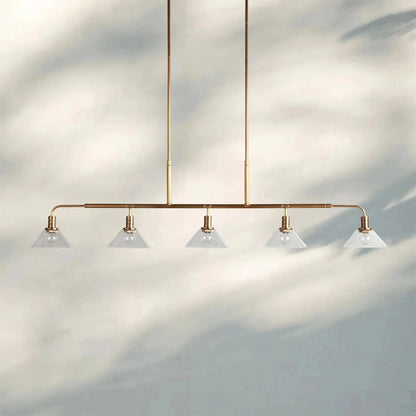 Theron Glass Linear Chandelier