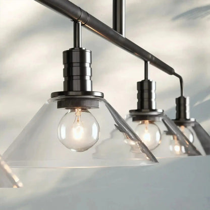 Theron Glass Linear Chandelier