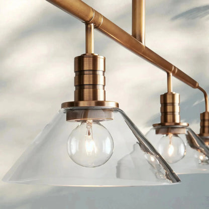 Theron Glass Linear Chandelier