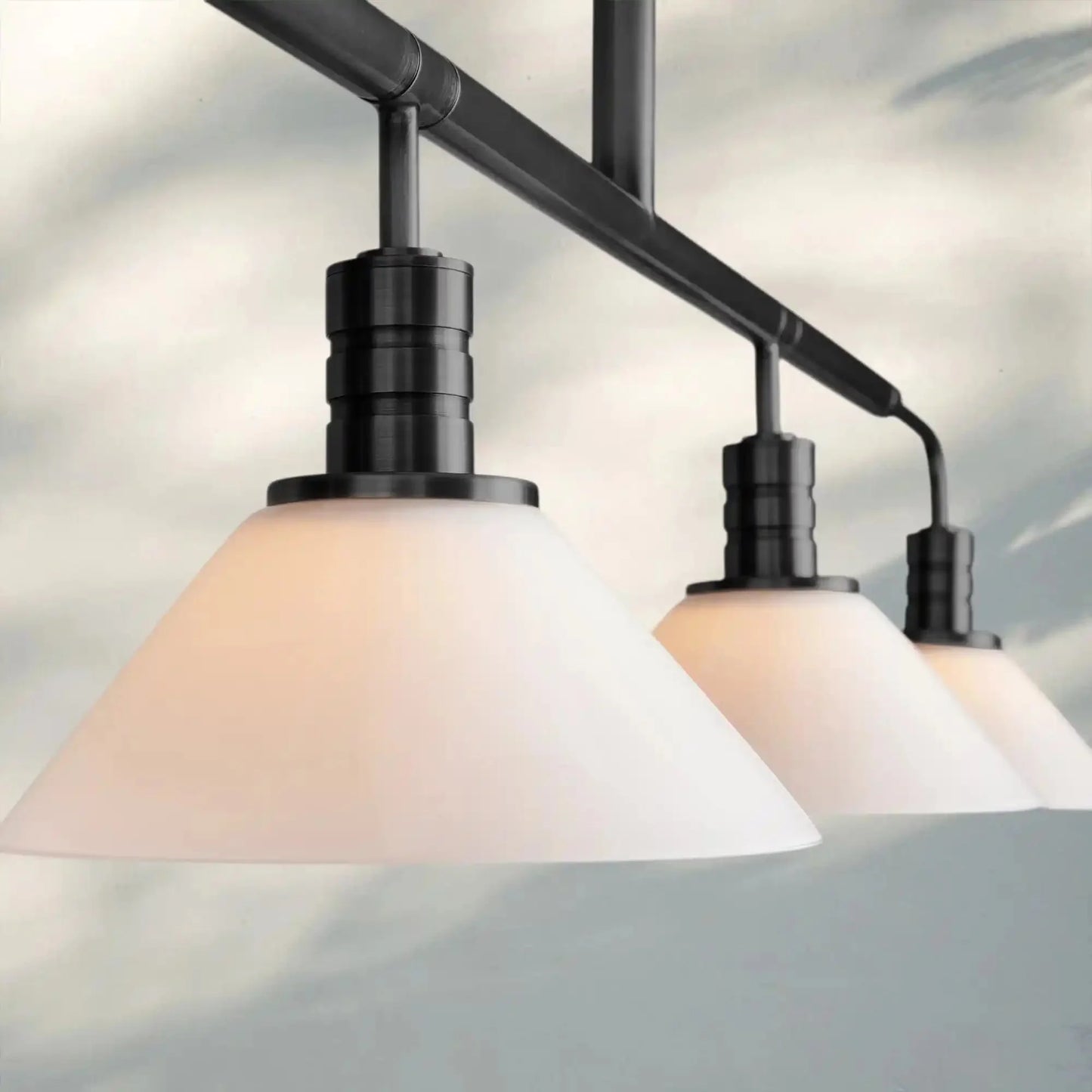 Theron Glass Linear Chandelier
