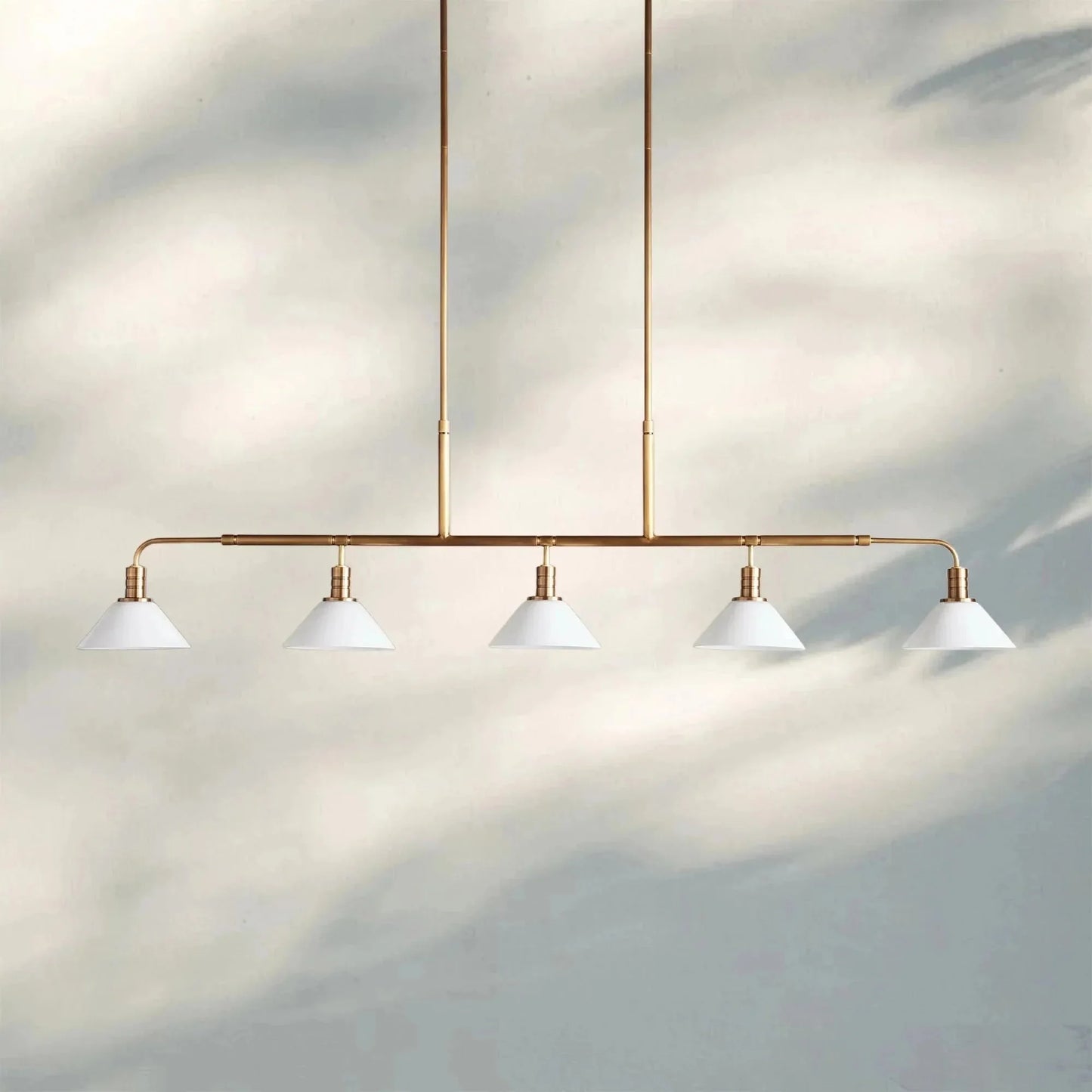 Theron Glass Linear Chandelier