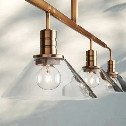 Theron Glass Linear Chandelier