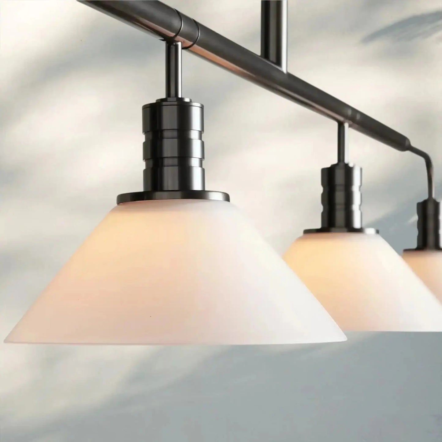 Theron Glass Linear Chandelier