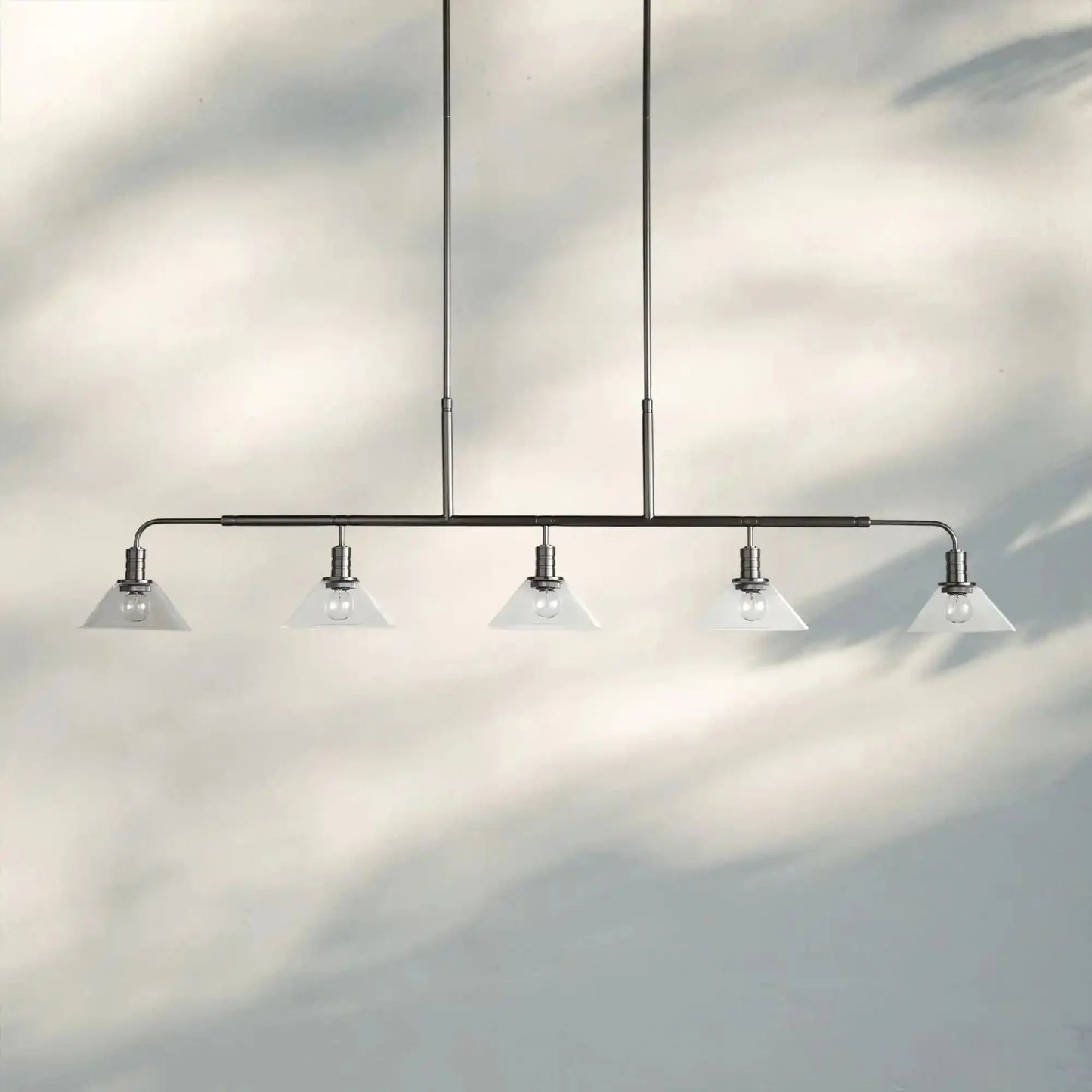 Theron Glass Linear Chandelier