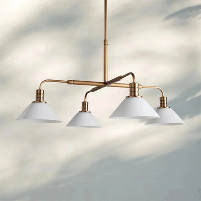 Theron Glass Round Chandelier 30'' 52''