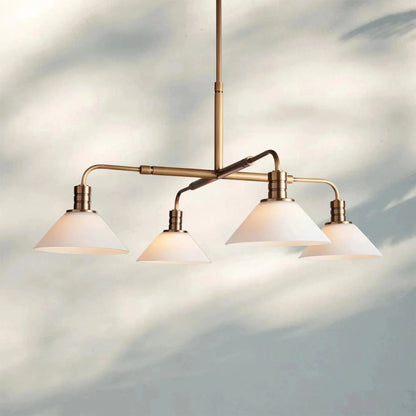 Theron Glass Round Chandelier 30'' 52''
