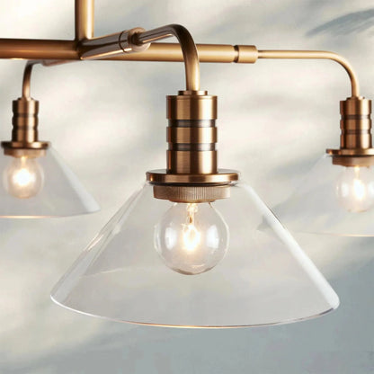Theron Glass Round Chandelier 30'' 52''