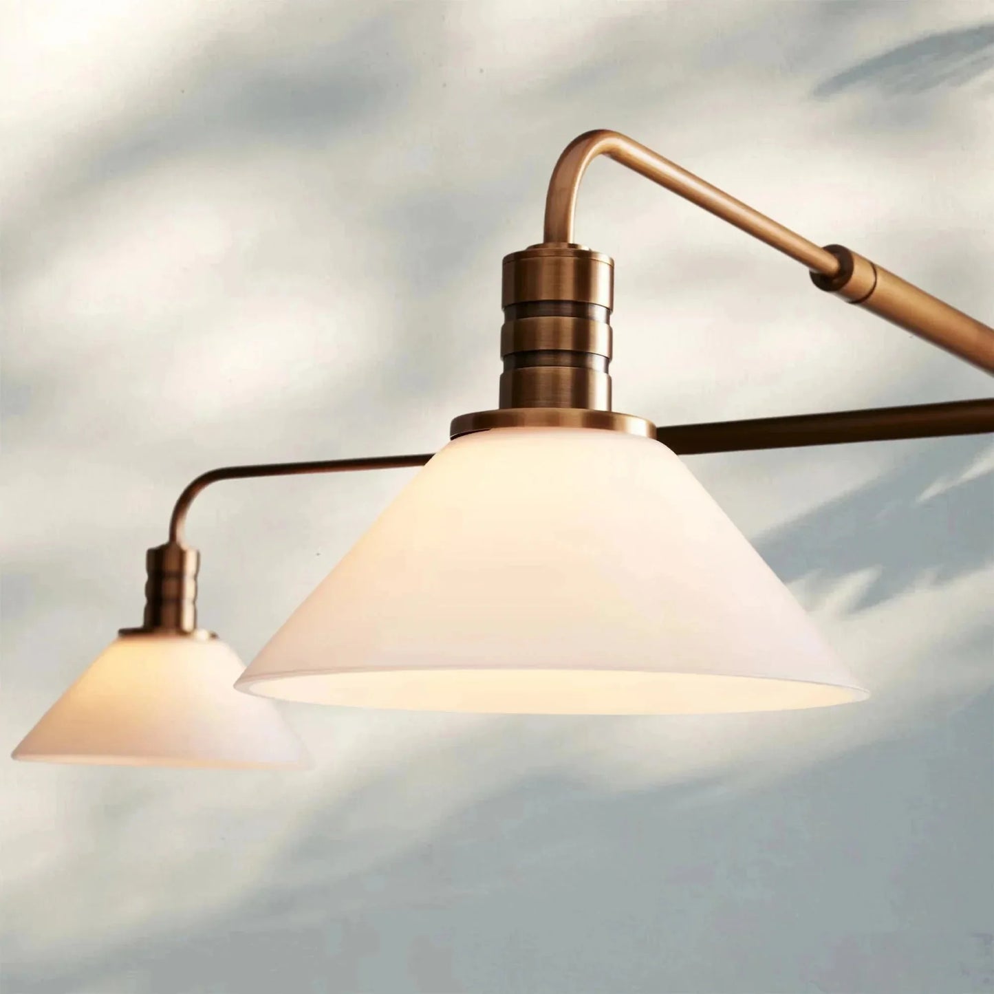 Theron Glass Round Chandelier 30'' 52''