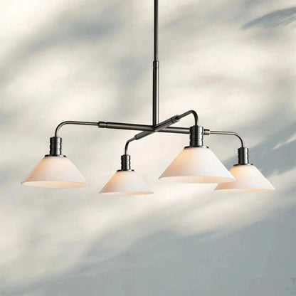Theron Glass Round Chandelier 30'' 52''