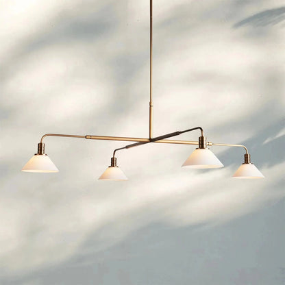 Theron Glass Round Chandelier 30'' 52''