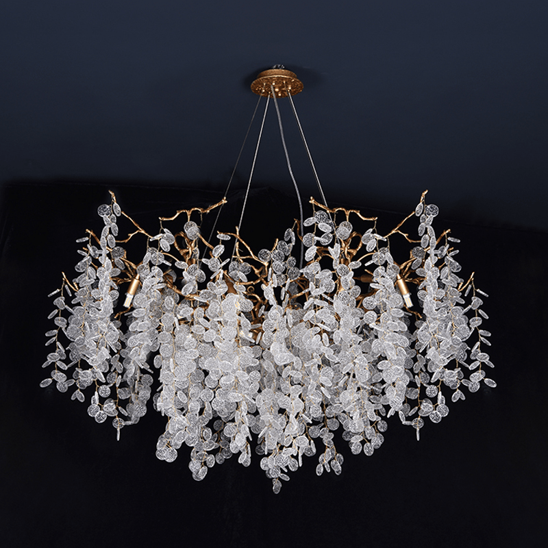 Thirza Branch Crystal Dining Room Chandelier
